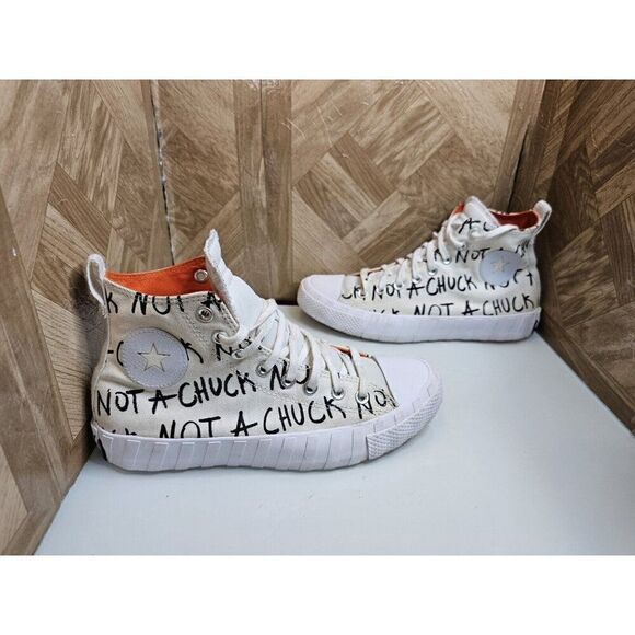 Converse Men's All Star Fashion Hi-top Not A Chuck White Size 8.  190 - Picture 3 of 12